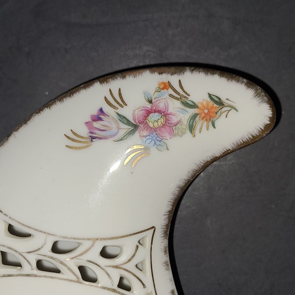 VTG teardrop shaped jewelry dish - Picture 3 of 8